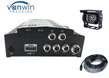 Sistema móvil de la cámara de Dvr del coche del equipo 4ch de Dvr del vehículo H.264 con 3g Gps Wifi