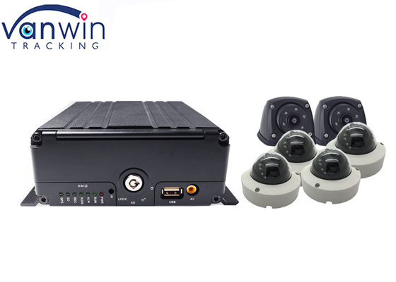 Sistema de cámaras de seguridad 6ch 4G AHD 1080P HDD DVR móvil Vehículos Gestión de flota