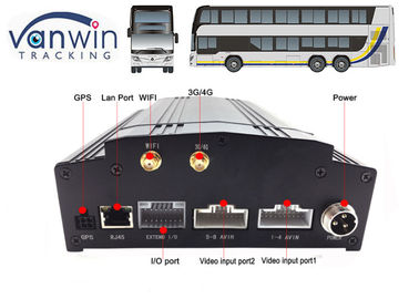 accesorio 3G/4G/WIFI/sistema del registrador del dvr de la seguridad del coche de 8 canales del G-sensor DVR para el autobús